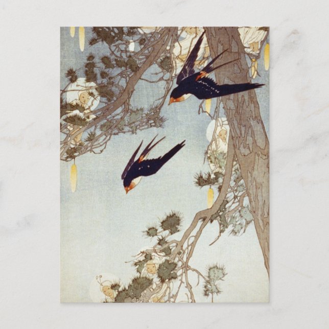 Bertha Boynton Lum - The Land of the Bluebird 1916 Postkarte (Vorderseite)