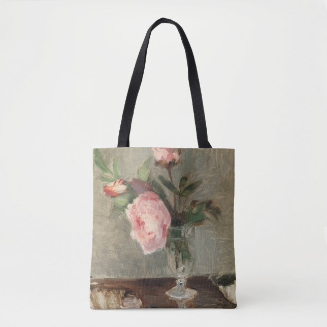 Berthe Morisot, Aesthetic peonies painting  Tasche (Vorderseite)