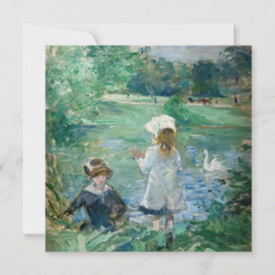 Berthe Morisot - Am Seeufer / Au bord du lac Einladung