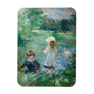 Berthe Morisot - Am Seeufer / Au bord du lac Magnet