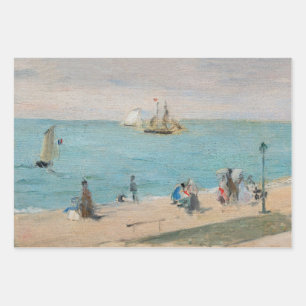 Berthe Morisot - Am Strand, Les Petites-Dalles Geschenkpapier Set