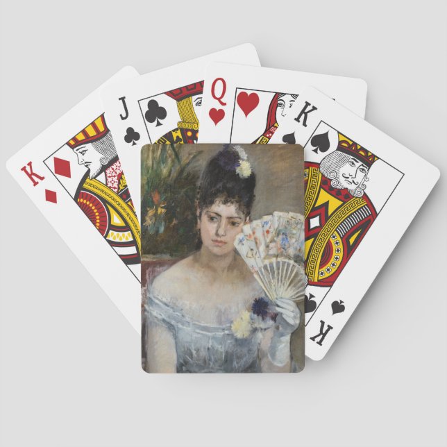 Berthe Morisot - Auf dem Bal Spielkarten (Rückseite)