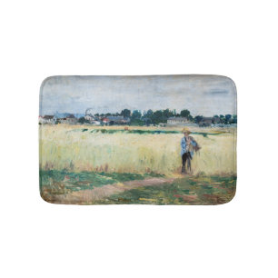 Berthe Morisot - Auf dem Weizenfeld in Gennevillie Badematte