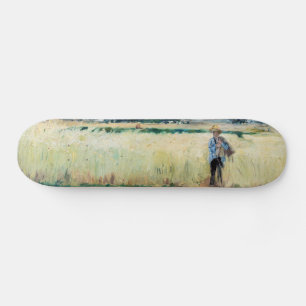 Berthe Morisot - Auf dem Weizenfeld in Gennevillie Skateboard