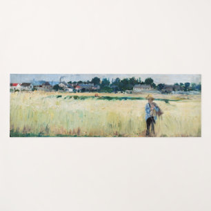 Berthe Morisot - Auf dem Weizenfeld in Gennevillie Yogamatte