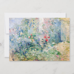 Berthe Morisot - Der Garten in Bougival Einladung