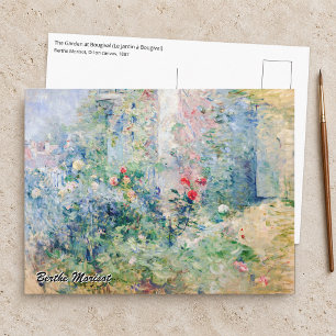 Berthe Morisot - Der Garten in Bougival Postkarte