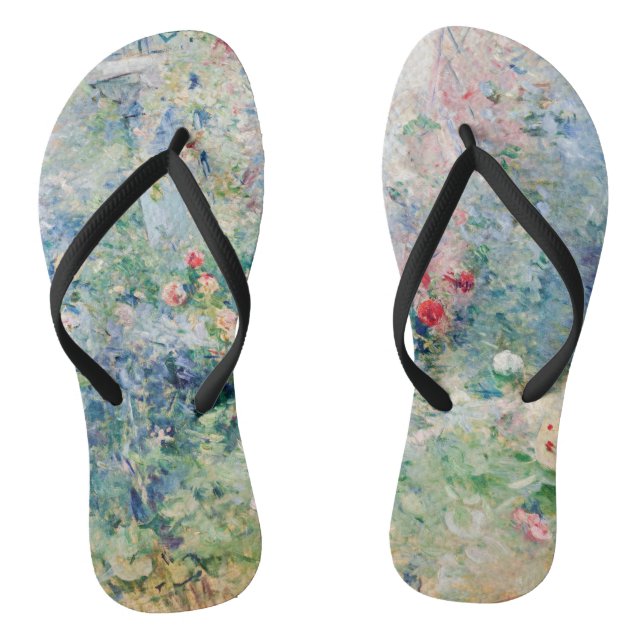 Berthe Morisot - Der Garten von Bougival Flip Flops (Fußbett)