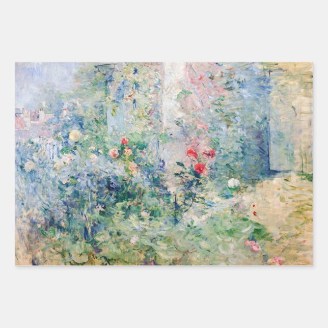 Berthe Morisot - Der Garten von Bougival Geschenkpapier Set (Vorderseite)