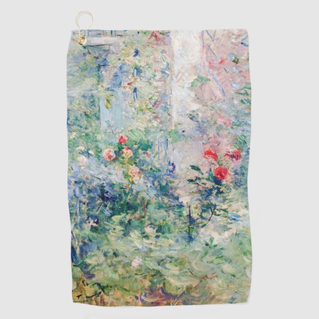 Berthe Morisot - Der Garten von Bougival Golfhandtuch (Vorderseite)