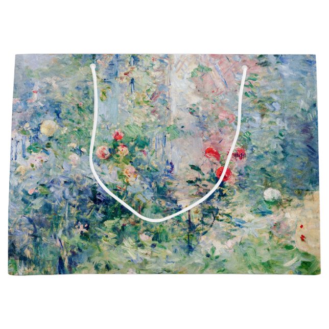 Berthe Morisot - Der Garten von Bougival Große Geschenktüte (Vorderseite)