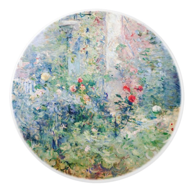 Berthe Morisot - Der Garten von Bougival Keramikknauf (Vorderseite)