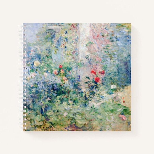 Berthe Morisot - Der Garten von Bougival Notizbuch (Vorderseite)