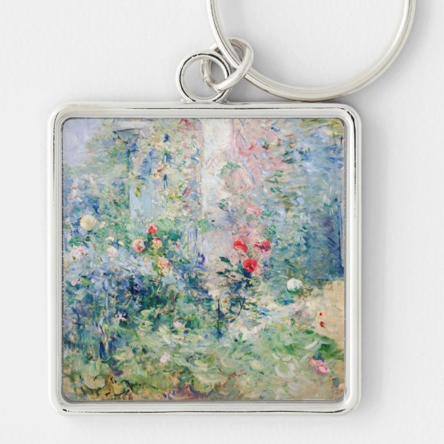 Berthe Morisot - Der Garten von Bougival Schlüsselanhänger (Vorne)