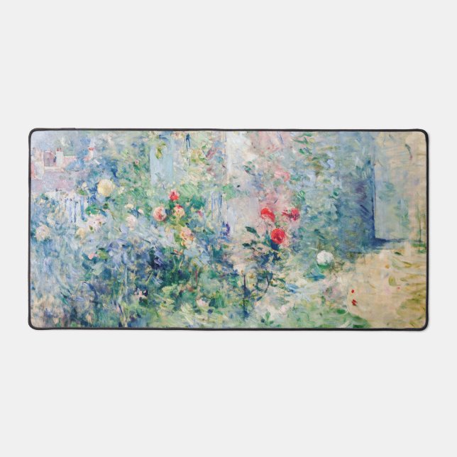 Berthe Morisot - Der Garten von Bougival Schreibtischunterlage (Vorderseite)