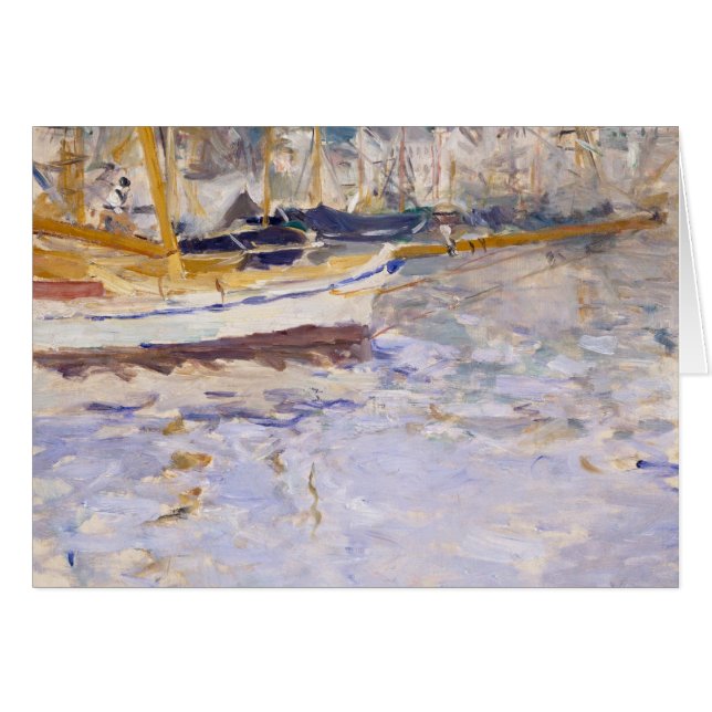 Berthe Morisot - Der Hafen von Nizza (Vorderseite (Horizontal))