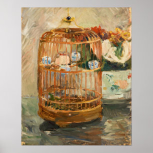 Berthe Morisot - Der Käfig Poster