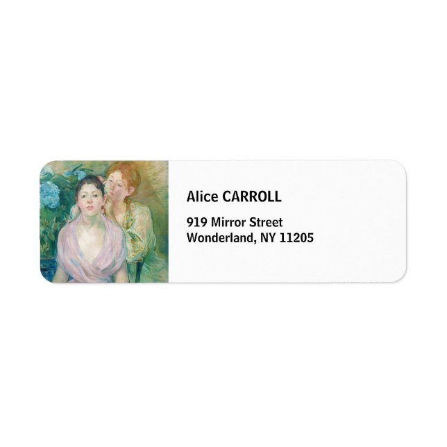 Berthe Morisot - Die Horstensia / Die beiden Schwe (Vorne)