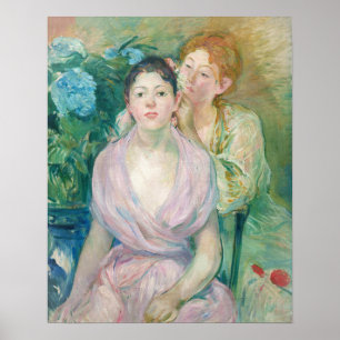 Berthe Morisot - Die Horstensia / Die beiden Schwe Poster