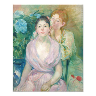 Berthe Morisot - Die Hortensie / Die zwei Schweste Fotodruck