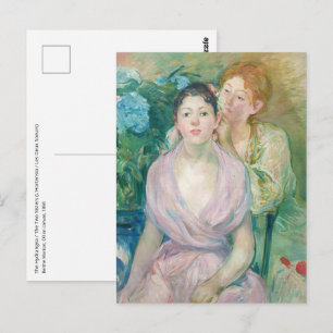 Berthe Morisot - Die Hortensie / Die zwei Schweste Postkarte
