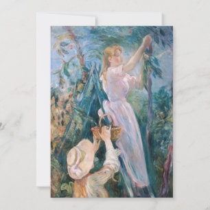 Berthe Morisot - Die Kirschpflückerin Dankeskarte