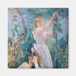 Berthe Morisot - Die Kirschpflückerin Magnet