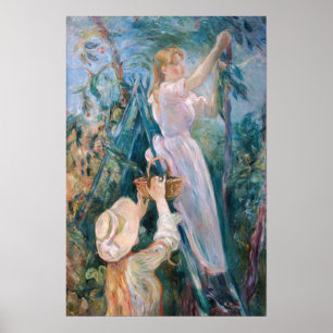 Berthe Morisot - Die Kirschpflückerin Poster