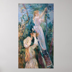 Berthe Morisot - Die Kirschpflückerin Poster