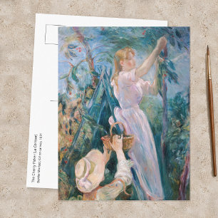 Berthe Morisot - Die Kirschpflückerin Postkarte