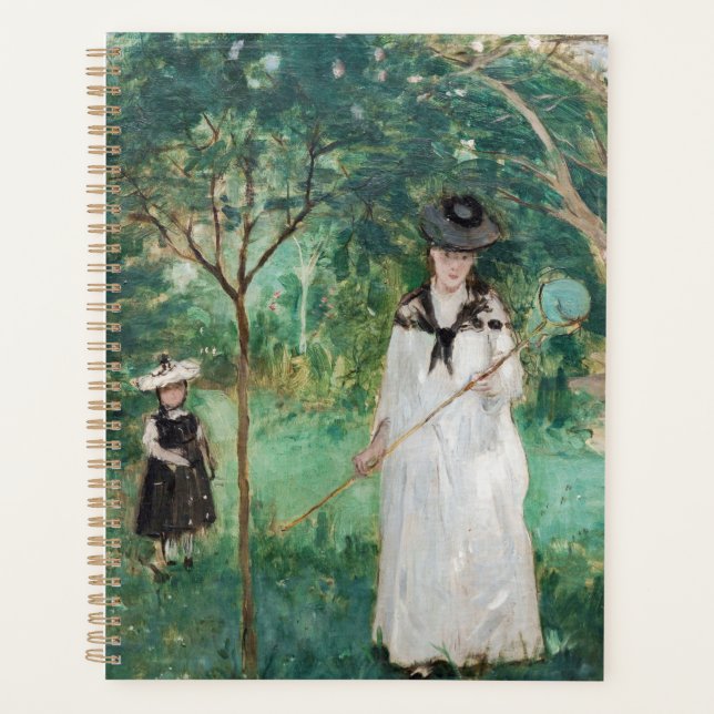 Berthe Morisot - Die Schmetterlingsjagd Planer (Vorderseite)