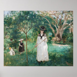 Berthe Morisot - Die Schmetterlingsjagd Poster