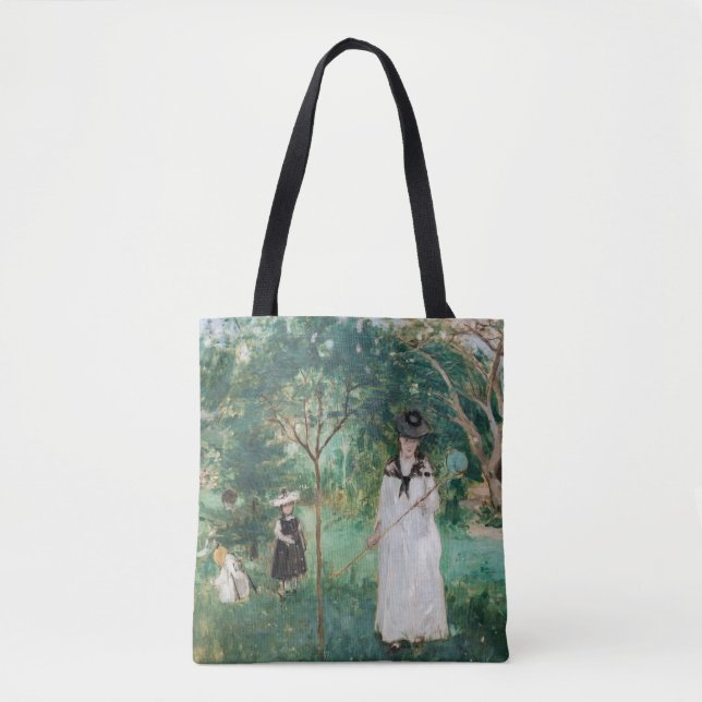 Berthe Morisot - Die Schmetterlingsjagd Tasche (Vorderseite)