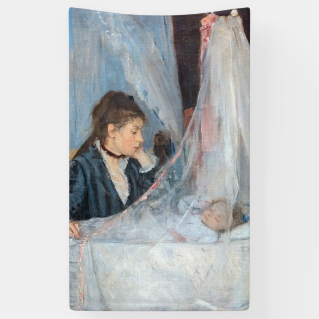 Berthe Morisot - Die Wiege Banner (Vertikal)