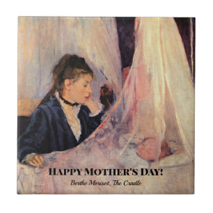 Berthe Morisot, die Wiege, Fliese