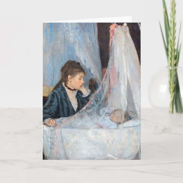 Berthe Morisot - Die Wiege Karte (Vorderseite)