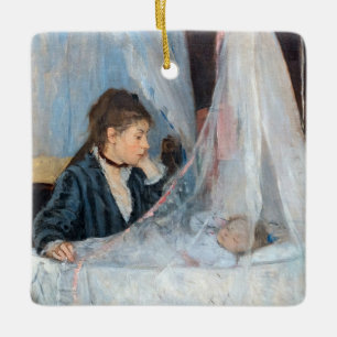 Berthe Morisot - Die Wiege / Le Berceau Keramikornament
