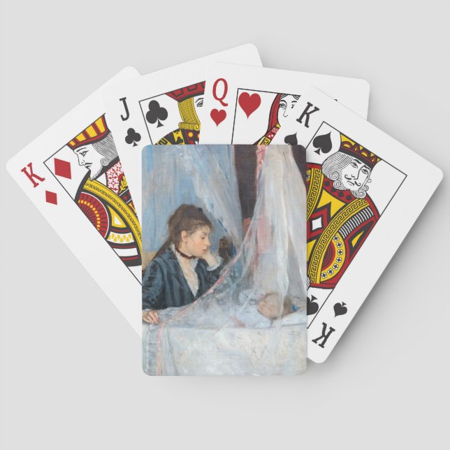 Berthe Morisot - Die Wiege Spielkarten (Rückseite)
