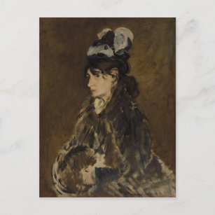 Berthe Morisot - Edouard Manet, Ölgemälde Postkarte