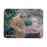 Berthe Morisot - Eugene Manet mit seiner Tochter