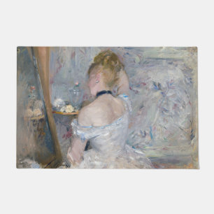 Berthe Morisot - Frau bei der Toilette Fußmatte