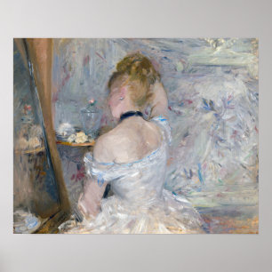 Berthe Morisot - Frau bei der Toilette Poster
