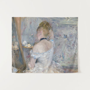 Berthe Morisot - Frau bei der Toilette Wandteppich
