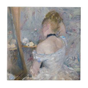 Berthe Morisot - Frau bei ihrer Toilette Fliese