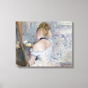 Berthe Morisot - Frau bei ihrer Toilette Leinwanddruck