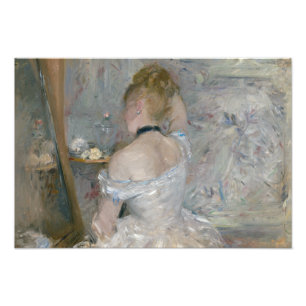 Berthe Morisot - Frau in ihrer Toilette Fotodruck
