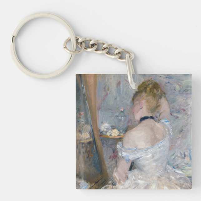 Berthe Morisot - Frau in ihrer Toilette Schlüsselanhänger (Vorderseite)