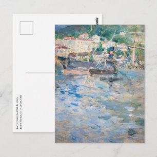 Berthe Morisot - Hafen von Nizza Postkarte