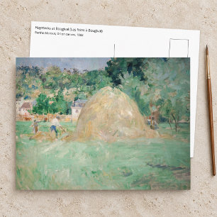 Berthe Morisot - Heuhaufen in Bougival Postkarte