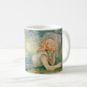 Berthe Morisot - Hirtenfrau ruhend Kaffeetasse